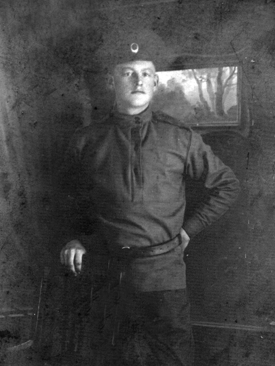 Александр Фёдорович Гладков во время Первой Мировой войны