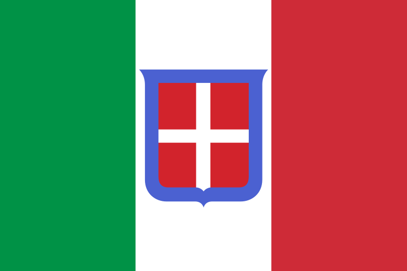  Flag of the Kingdom of Italy,  Bandiera del Regno d'Italia