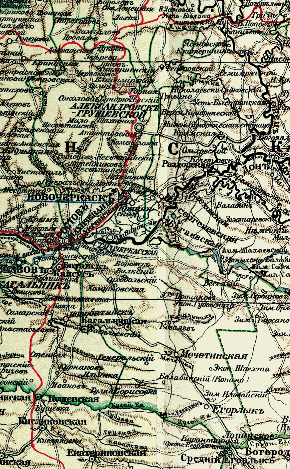 Черкаский округ, 1903 год