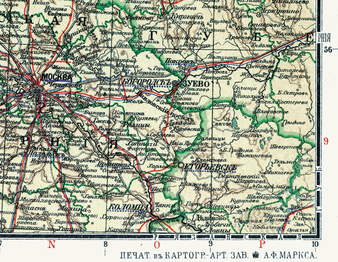 Бронницкий, Богородский, Егорьевский уезд, 1903 год