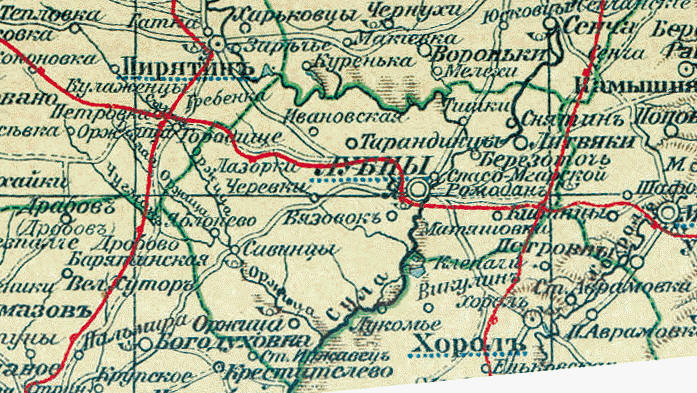 Лубенскiй уездъ, 1903 г.
