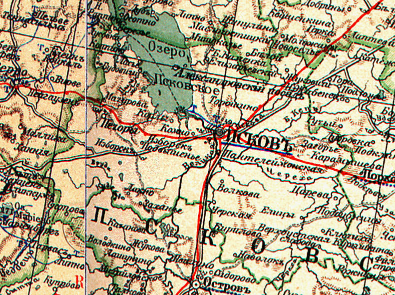 Псковский уезд, 1903 год