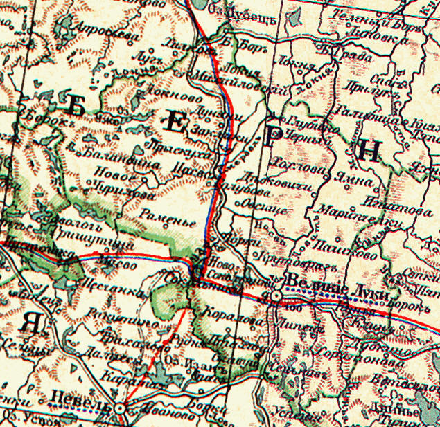 Великолукский уезд, 1903 год