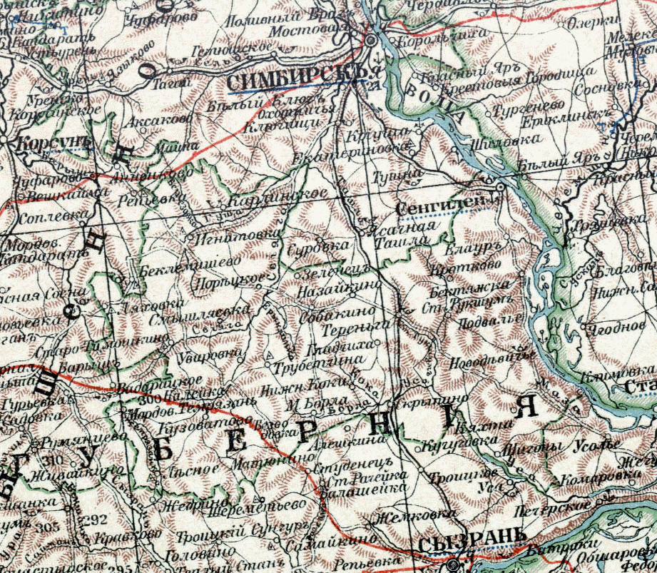 Сенгилеевский уезд, 1903 год