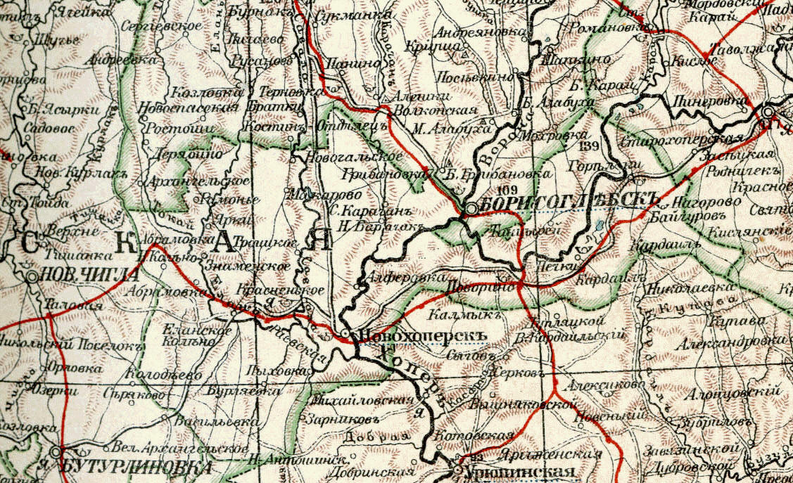 Новохоперский уезд, 1903 год