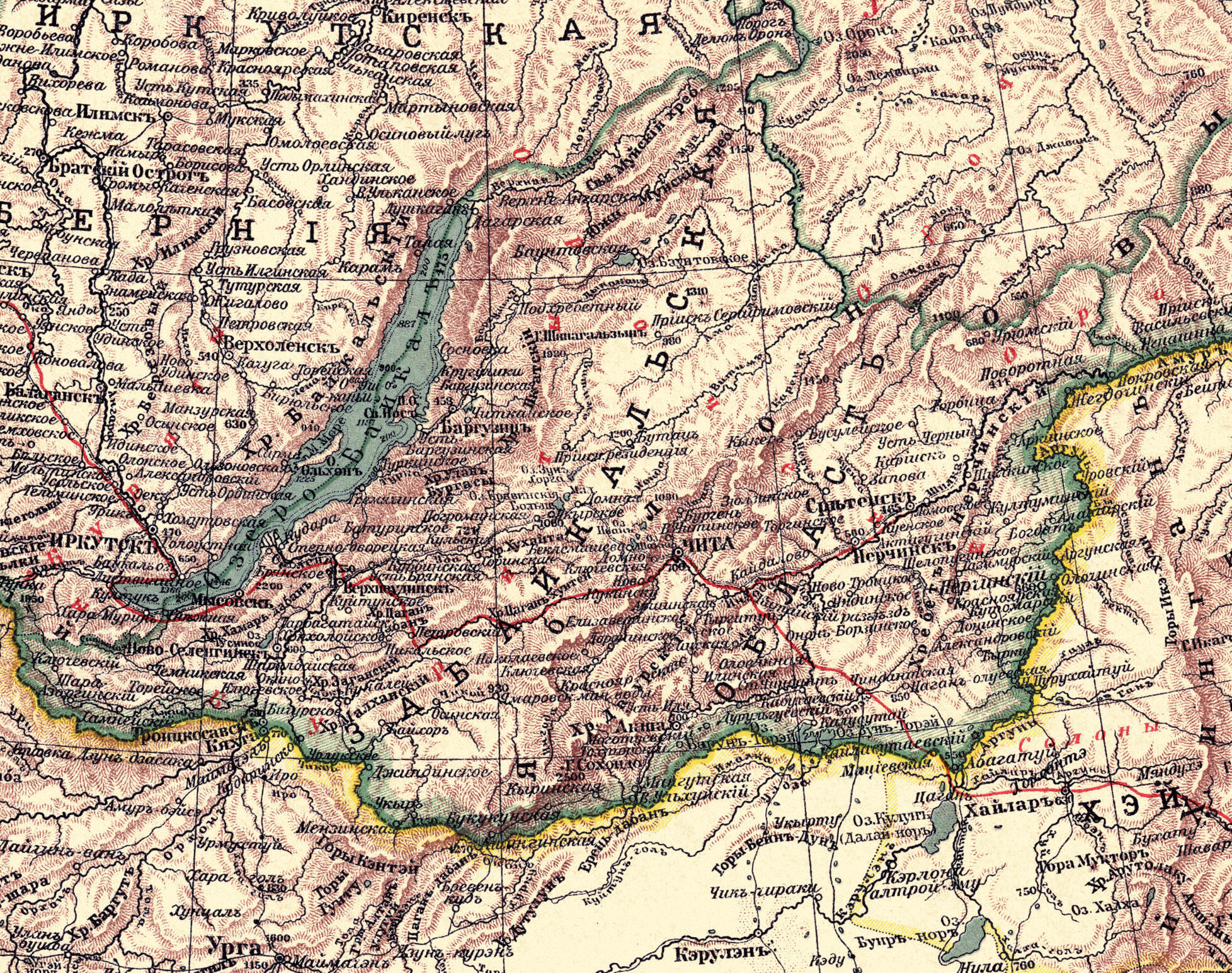 Забайкальская область, 1903 годъ