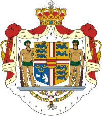 Королевский герб Дании